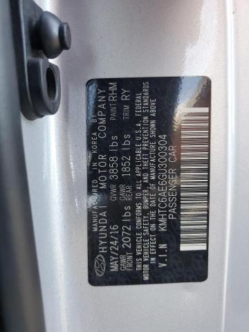 2016 Hyundai Veloster Turbo VIN: KMHTC6AE6GU300304 Lot: 75352963