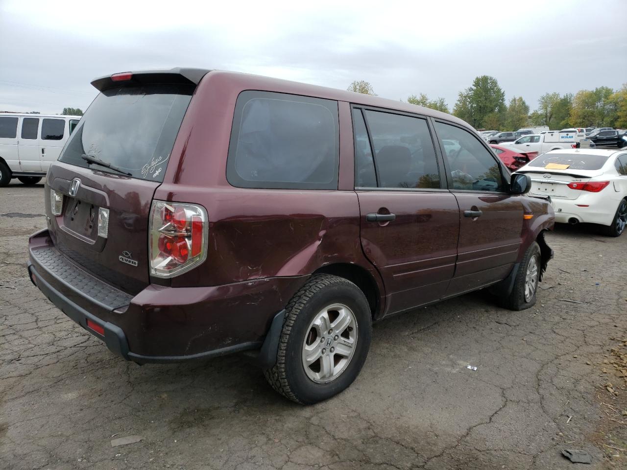 2HKYF18127H512957 2007 Honda Pilot Lx