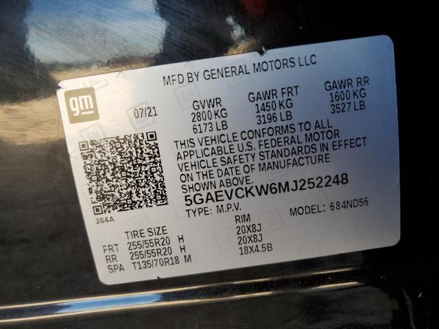 2021 BUICK ENCLAVE AV - 5GAEVCKW6MJ252248