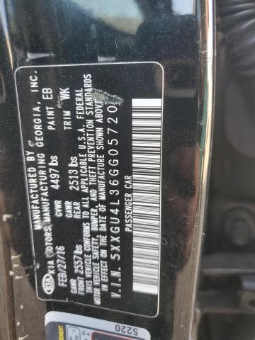 2016 Kia Optima Ex VIN: 5XXGU4L36GG057201 Lot: 55957424