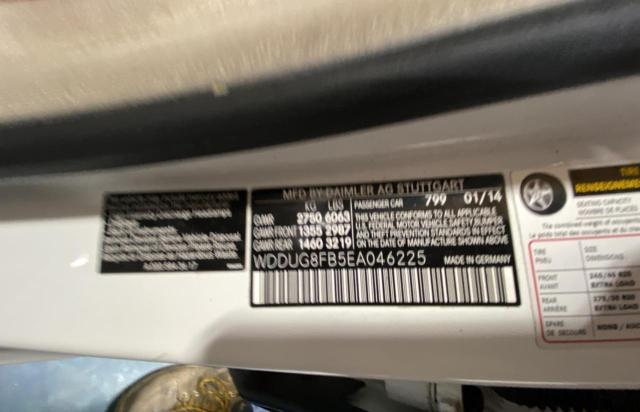 WDDUG8FB5EA046225 Mercedes-Benz S 550 4matic