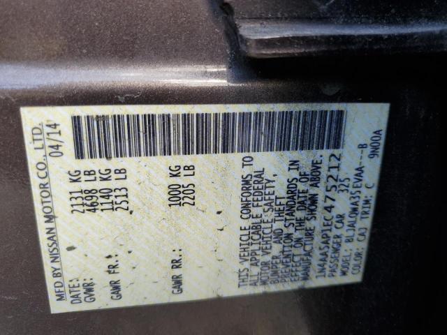 1N4AA5AP1EC475212 Nissan MAXIMA S