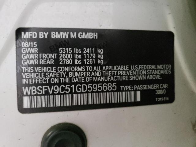 WBSFV9C51GD595685 2016 BMW M5, photo no. 12