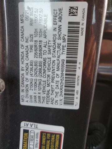 2HKRW2H52MH659949 2021 Honda Cr-V Ex