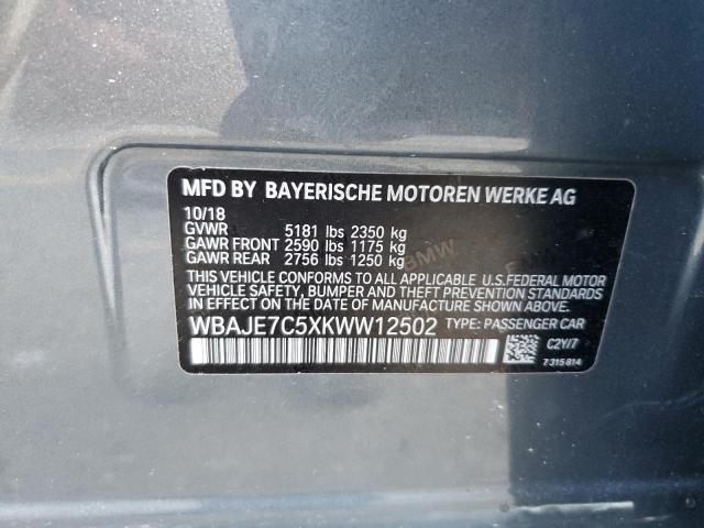 WBAJE7C5XKWW12502 BMW 540 XI