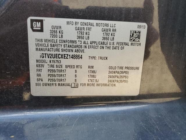 1GTV2UECXEZ148864 | 2014 GMC SIERRA K15