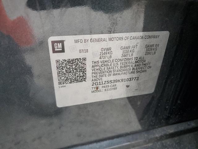2019 CHEVROLET IMPALA LT - 2G11Z5S39K9103773