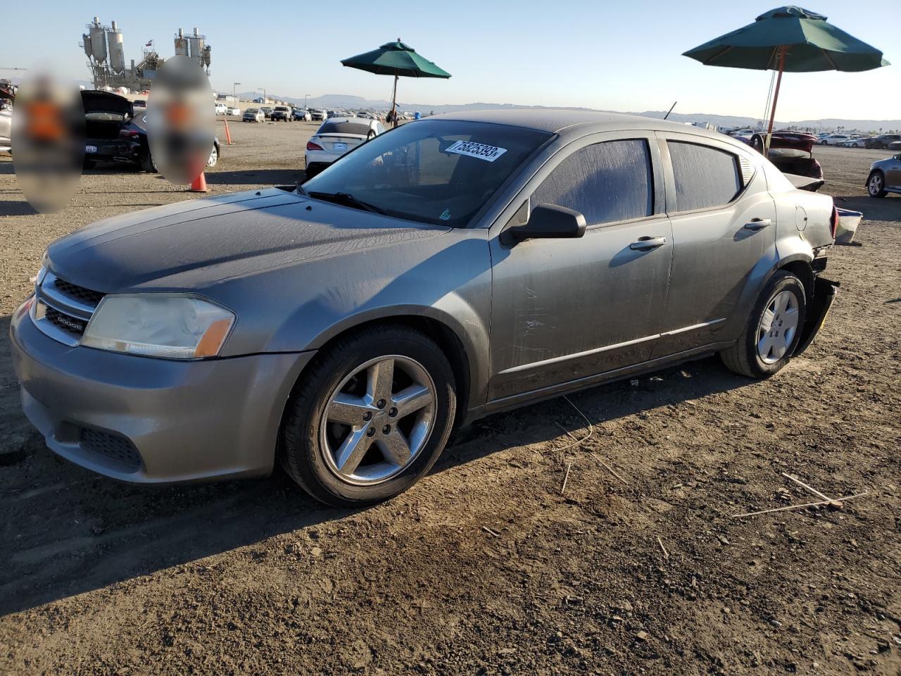 1C3CDZAB7CN154061 2012 Dodge Avenger Se