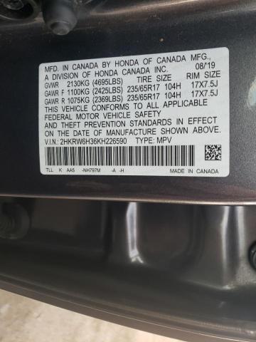 2019 HONDA CR-V LX - 2HKRW6H36KH226590