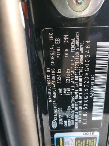 5XXG14J20MG005464 | 2021 KIA K5 LXS