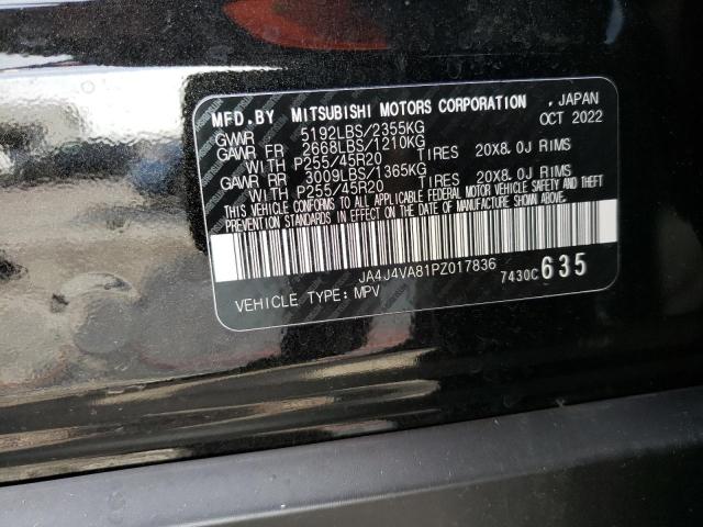2023 MITSUBISHI OUTLANDER - JA4J4VA81PZ017836
