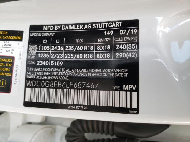 WDC0G8EB6LF687467 Mercedes-Benz Glc 300 4matic