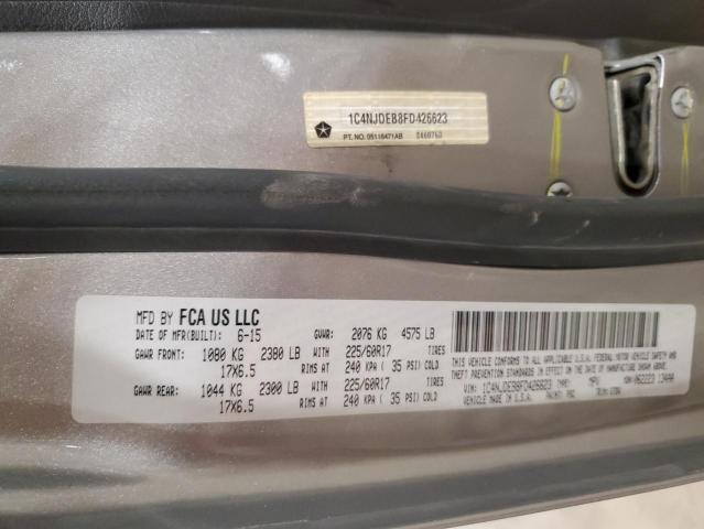 1C4NJDEB8FD426623 Jeep Compass Latitude