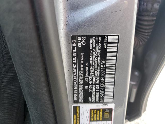 2015 MERCEDES-BENZ C 300 4MAT - 55SWF4KB4FU071550