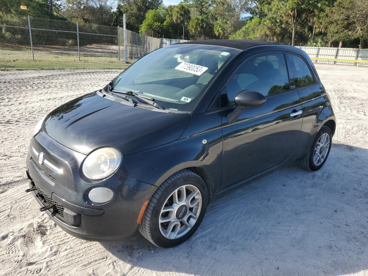 2012 Fiat 500 Pop vin: 3C3CFFDR7CT385382