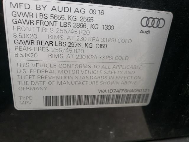 VIN WA1D7AFP8HA050121 2017 Audi Q5, Premium Plus S-... no.13