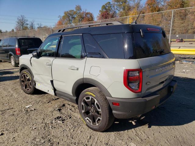 3FMCR9C63NRD31598 | 2022 Ford bronco sport outer banks