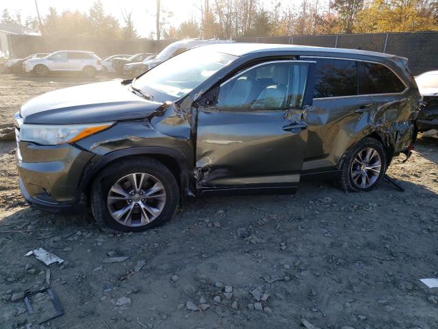 VIN 5TDJKRFH7FS194516 2015 Toyota Highlander, Xle no.1