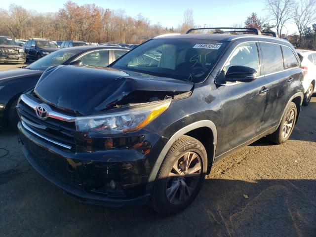 VIN 5TDJKRFHXFS117073 2015 Toyota Highlander, Xle no.1