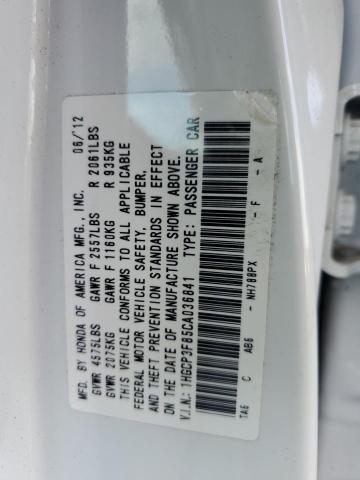 1HGCP3F85CA036841 | 2012 Honda accord exl