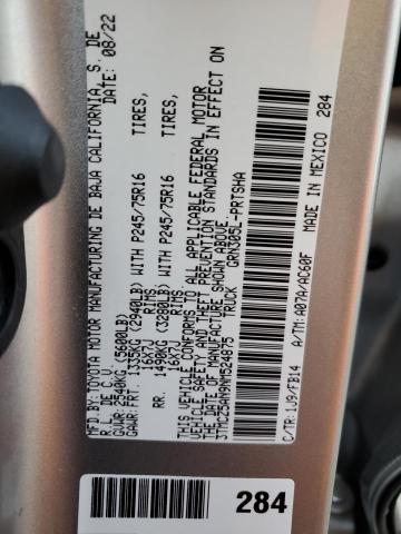 3TMCZ5AN9NM524875 | 2022 TOYOTA TACOMA DOU