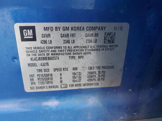 KL4CJBSB8EB602574 Buick Encore Convenience