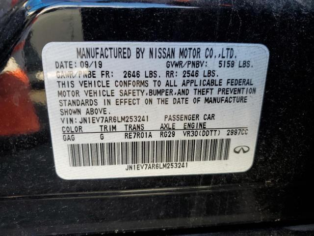 2020 INFINITI Q50 PURE - JN1EV7AR6LM253241
