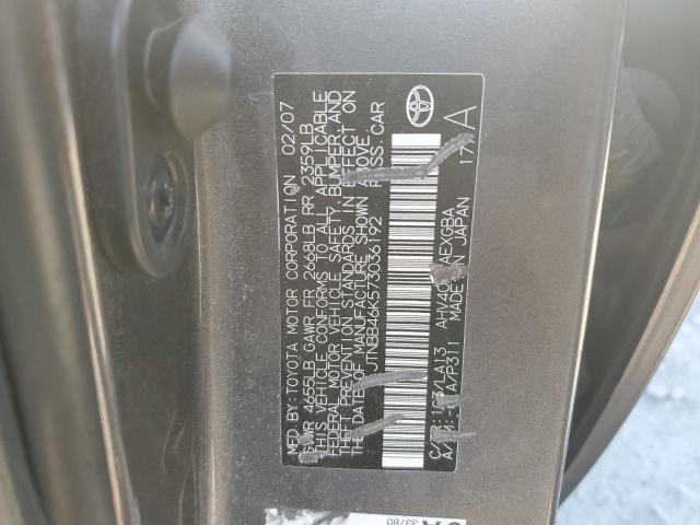 JTNBB46K573036192 | 2007 Toyota camry hybrid