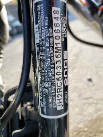 2005 HONDA VT750 CA JH2RC50335M106648
