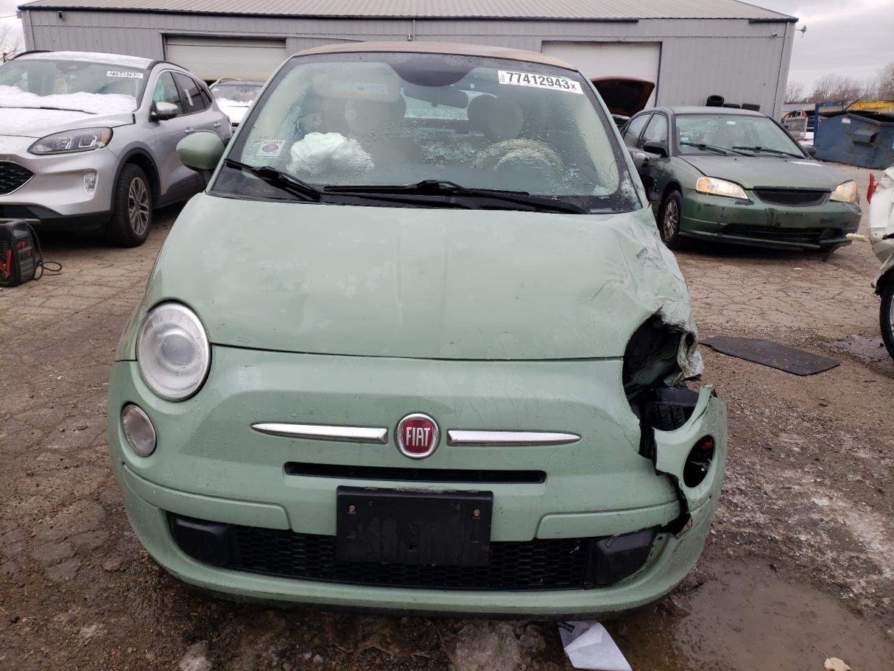 2015 Fiat 500 Pop vin: 3C3CFFDR3FT528493