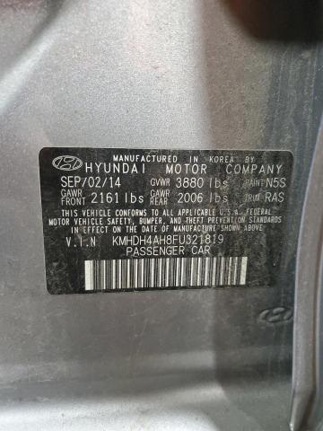 KMHDH4AH8FU321819 | 2015 Hyundai elantra se