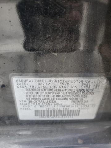 2018 NISSAN VERSA S - 3N1CN7AP2JL812331