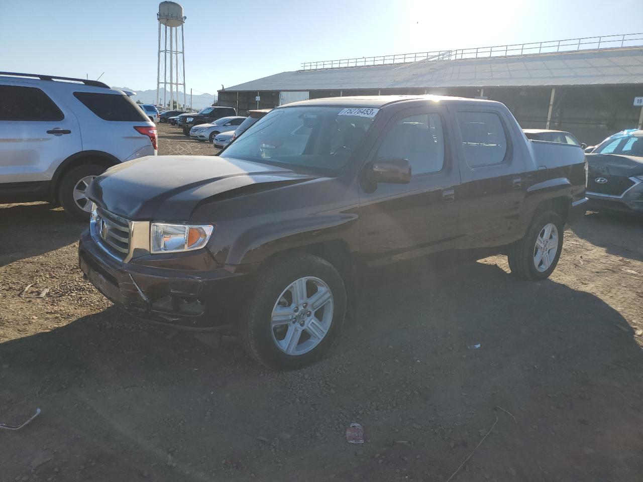 2013 Honda Ridgeline Rtl vin: 5FPYK1F5XDB018834