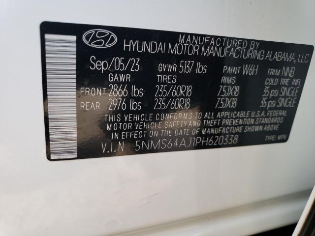 5NMS64AJ1PH620338 | 2023 Hyundai santa fe xrt