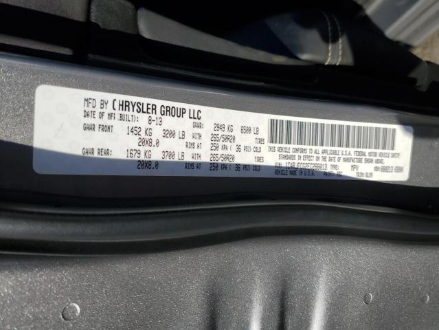 1C4RJFCG2EC266013 Jeep Grand Cherokee Overland