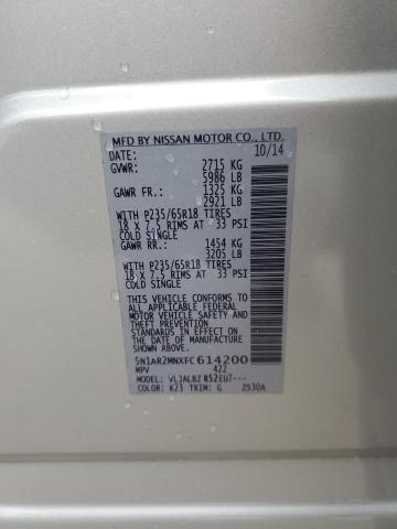 2015 NISSAN PATHFINDER - 5N1AR2MNXFC614200