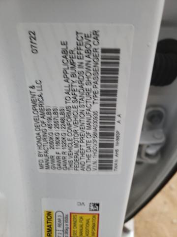  HONDA ACCORD 2022 Білий