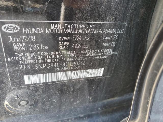 5NPD84LF8JH381246 | 2018 HYUNDAI ELANTRA SE