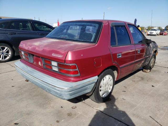 1991 Dodge Shadow America VIN: 1B3XP28D7MN596120 Lot: 74858733