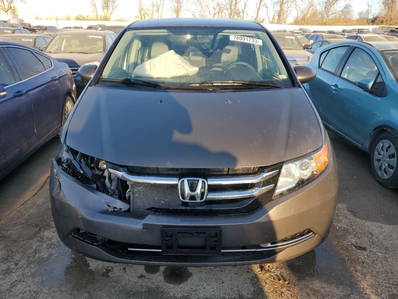 Lot #2494539067 2015 HONDA ODYSSEY EX