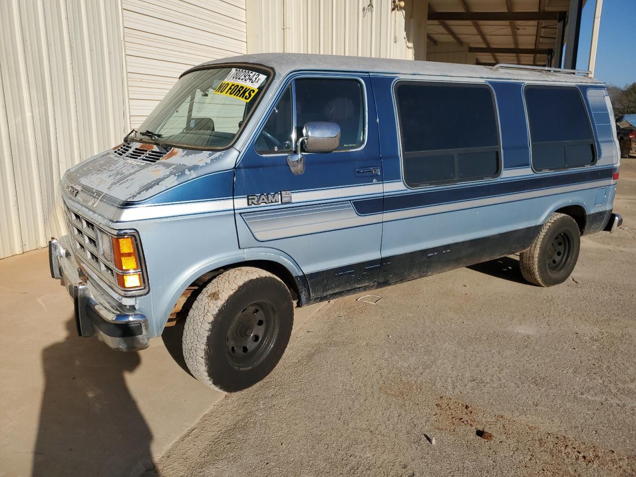 Price & History 1989 Dodge Ram Van B250 5.2l 8 vin