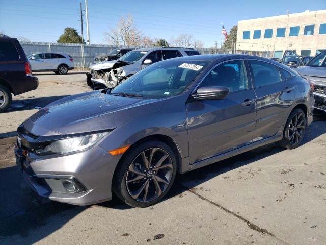 2019 Honda Civic Sport For Sale Co Denver South Mon Jan 08 2024 Used And Repairable 7969