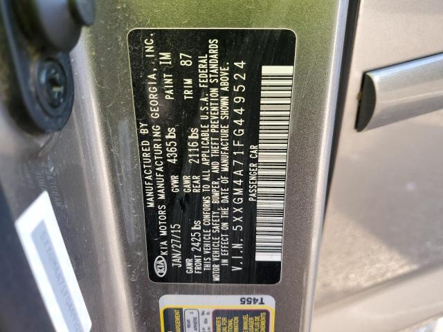 5XXGM4A71FG449524 KIA Optima Lx