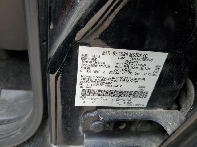 1FT7W2BT3GEB72312 | 2016 FORD F250