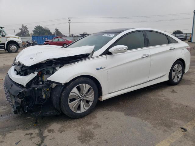 Vin: kmhec4a48fa123517, lot: 75113463, hyundai sonata hybrid 20151