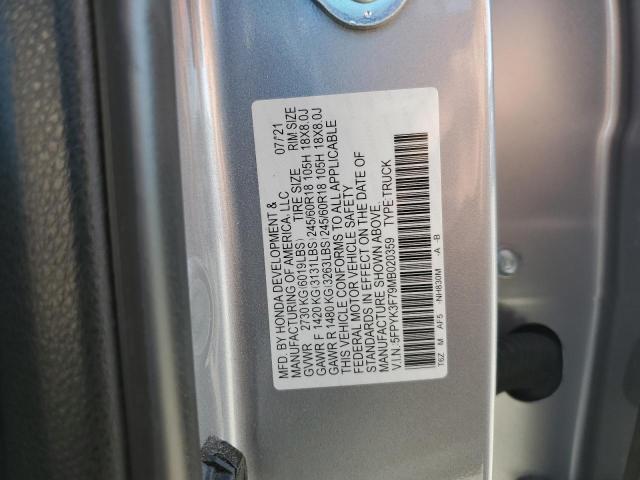 5FPYK3F79MB020359 Honda Ridgeline Rtl