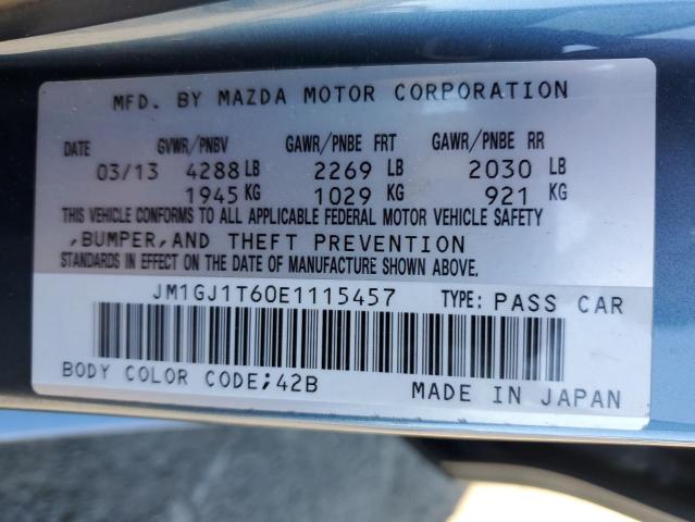 JM1GJ1T60E1115457 Mazda 6 TOURING