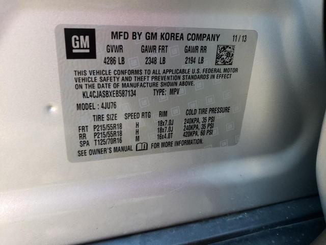 KL4CJASBXEB587134 Buick Encore