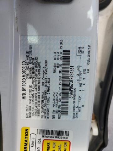 3FA6P0G73FR234561 Ford FUSION S