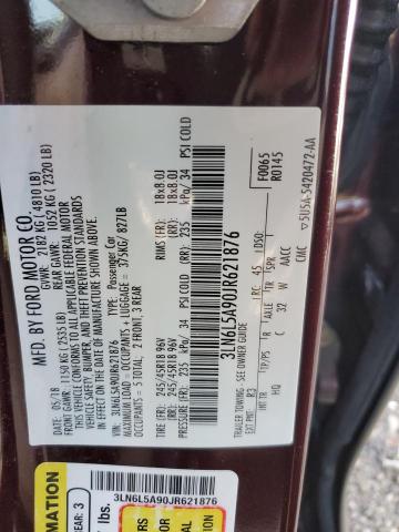2018 LINCOLN MKZ PREMIE 3LN6L5A90JR621876